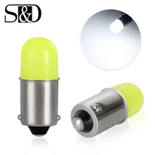 2 шт. BA9S светодиодный лампы T4W H6W автомобиля Подсветка салона номерной знак двери лампа для чтения Авто 6000 К белый свет 12 В