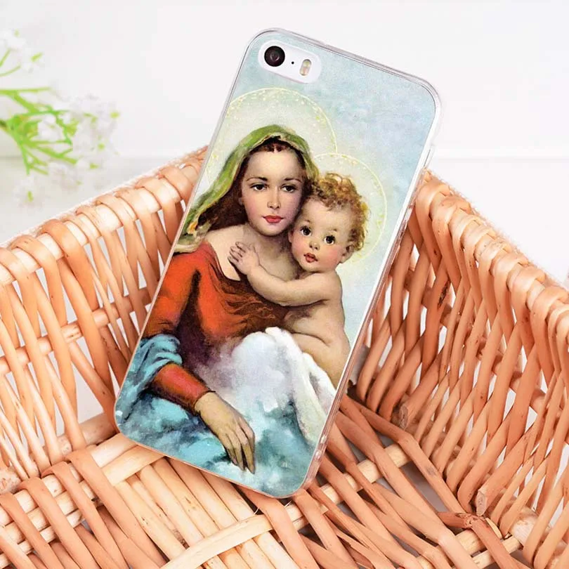 MaiYaCa Дева Мария христианские Рождества Мягкий ТПУ чехол для телефона iPhone 8 7 6S Plus X