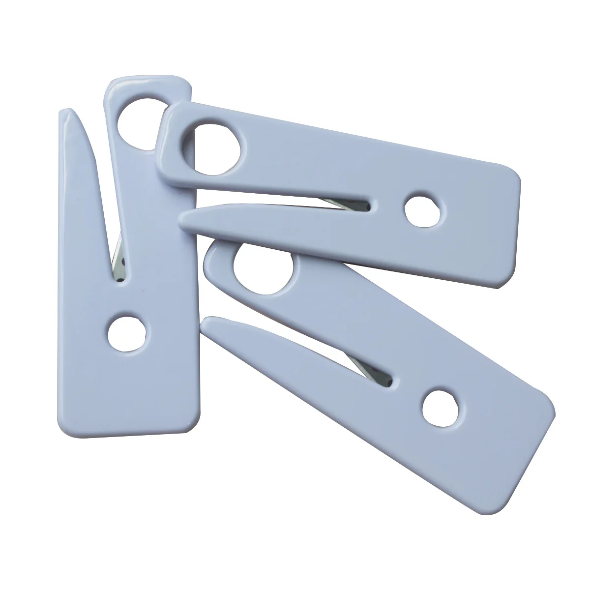 12pcs Portable Safety Escape Seat Belt Cutter Car Live Saving Rescue Knife White Stainless Steel Blade Security Care Tools