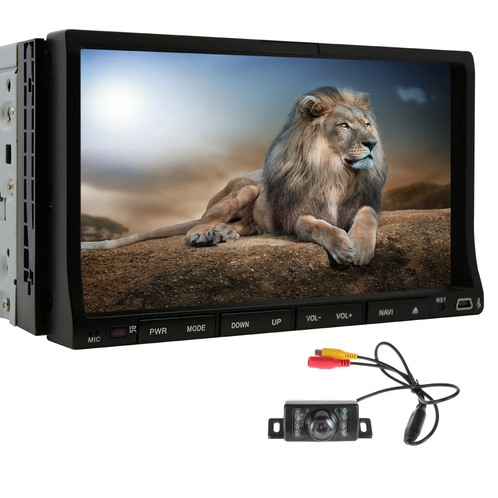 Clearance AMP Bluetooth Music Steering Wheel Radio 2 din Video Car DVD Player GPS Stereo USB Autoradio In Dash System Electronics 3