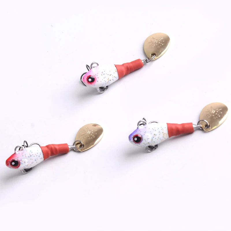 Fishing lure 1Pcs 7.4g 4.8cm Artificial Lures Fishing Tackle 3D Eyes With sequins and sharp hooks Hard Bait fishing accessories