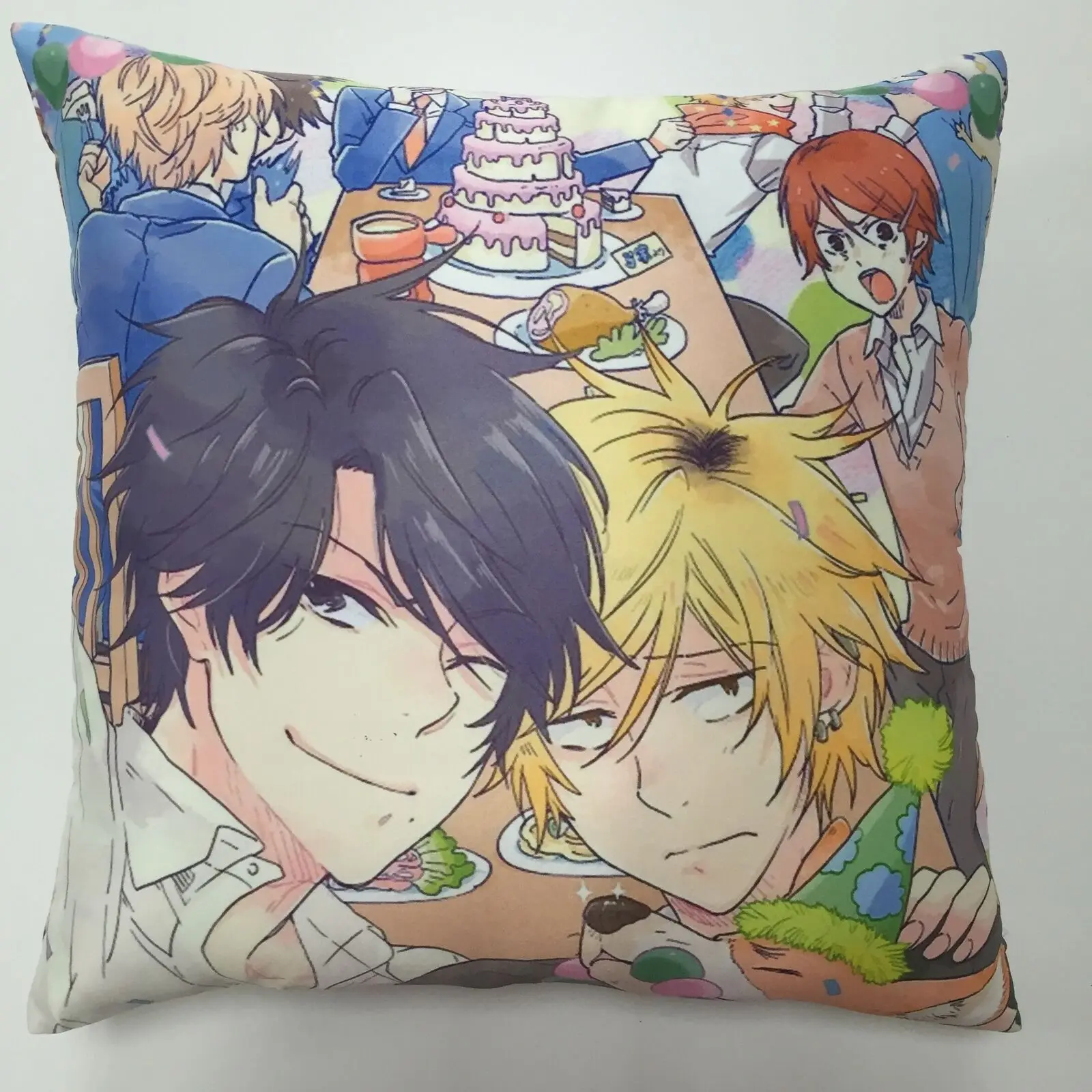 Двухсторонний чехол Yaoi с аниме Hitorijime My Hero fanart 40x40 см наволочка подушкой для