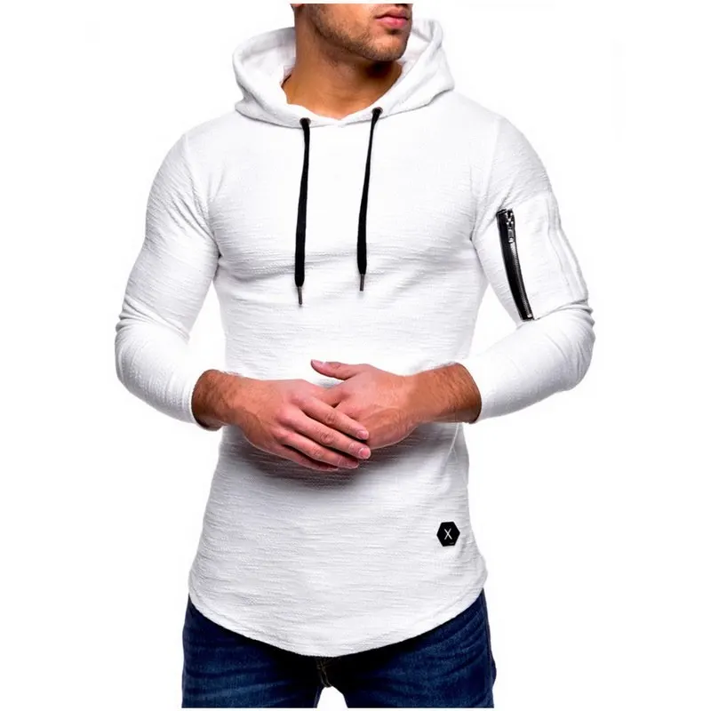

Laamei 2019 New Autumn Men Hoodie Zipper Sweatshirt Mens Casual Hip Hop Hoodies Fashion Brand Slim Fit Male Hoodie Pullover