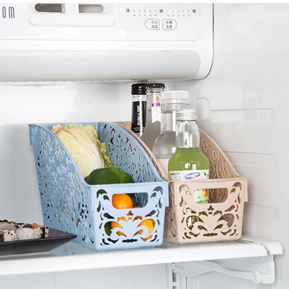 

Hollow Bathroom Cosmetic Kitchen Desktop File Debris Storage Basket Storage