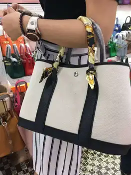 

free shiping 2017 Garden package cow leather bag shopping bag