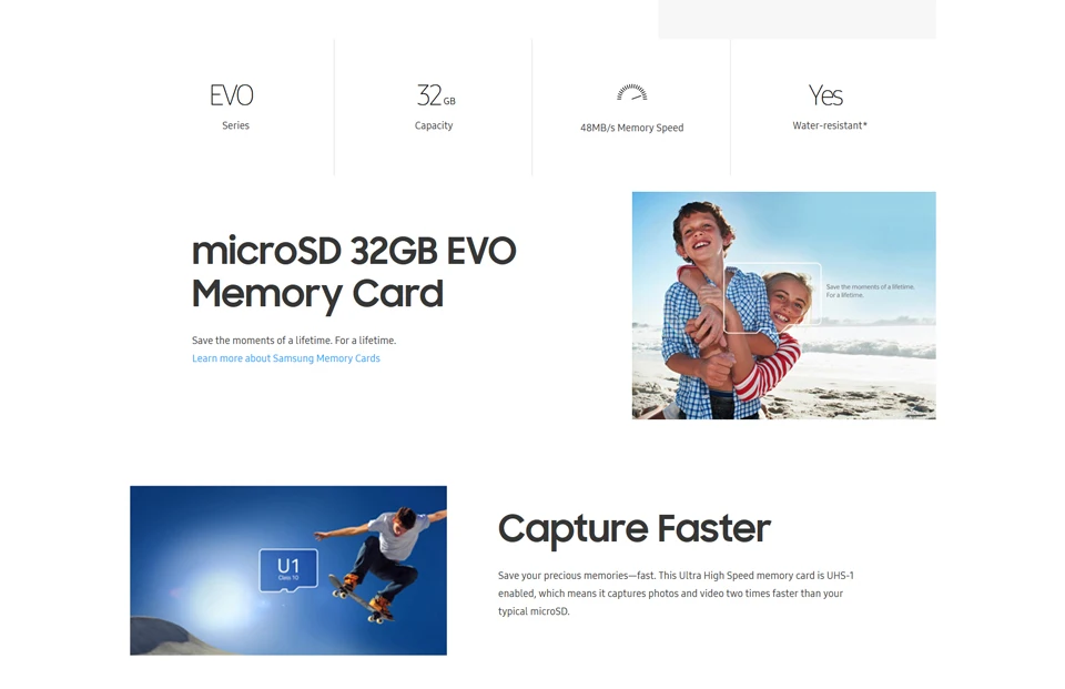 MicroSDHC EVO Memory Card 32GB (2)