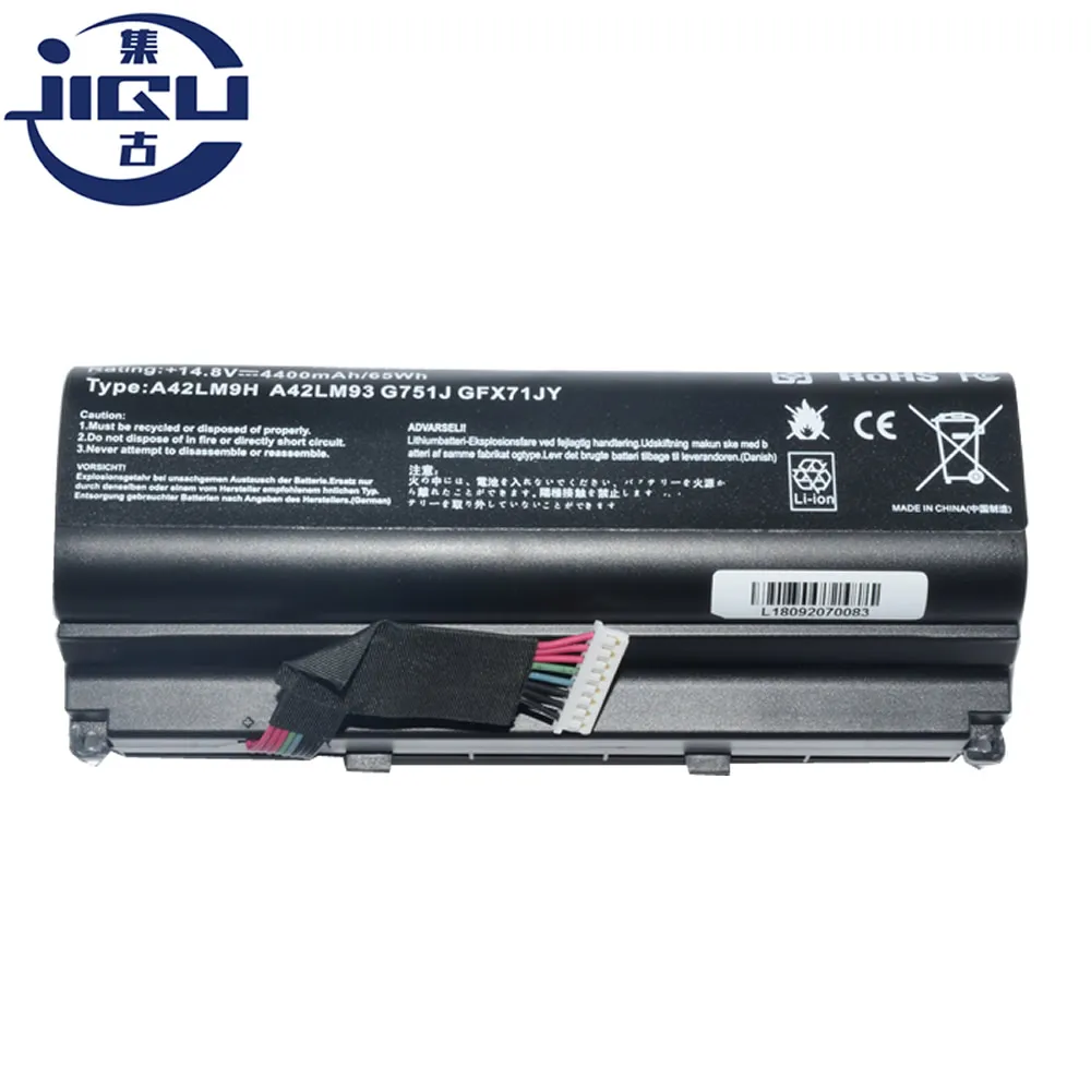 Аккумулятор JIGU A42LM93 A42LM9H A42N1403 для ноутбуков Asus G751 серии G751J G751JM G751JT G751JY GFX71 GFX71J GFX71JM