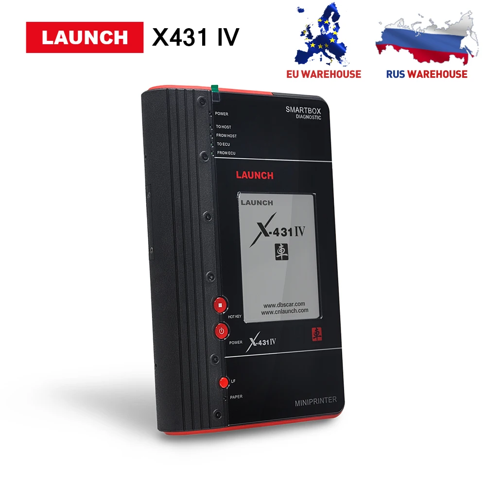 

Launch X431 IV code reader read/clear trouble code digital smart car diagnostic scanner tool with supports 72 car brands