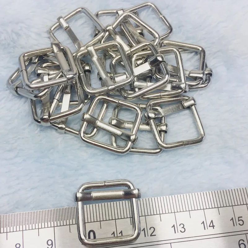 15mm silver Slider Tri Glide buckle