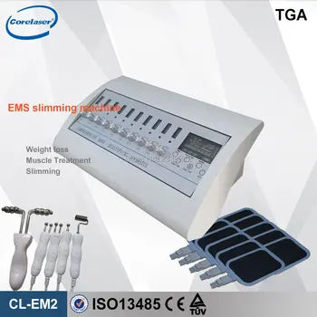 

free shipping professional electric muscle stimulator ems electroporation beauty device