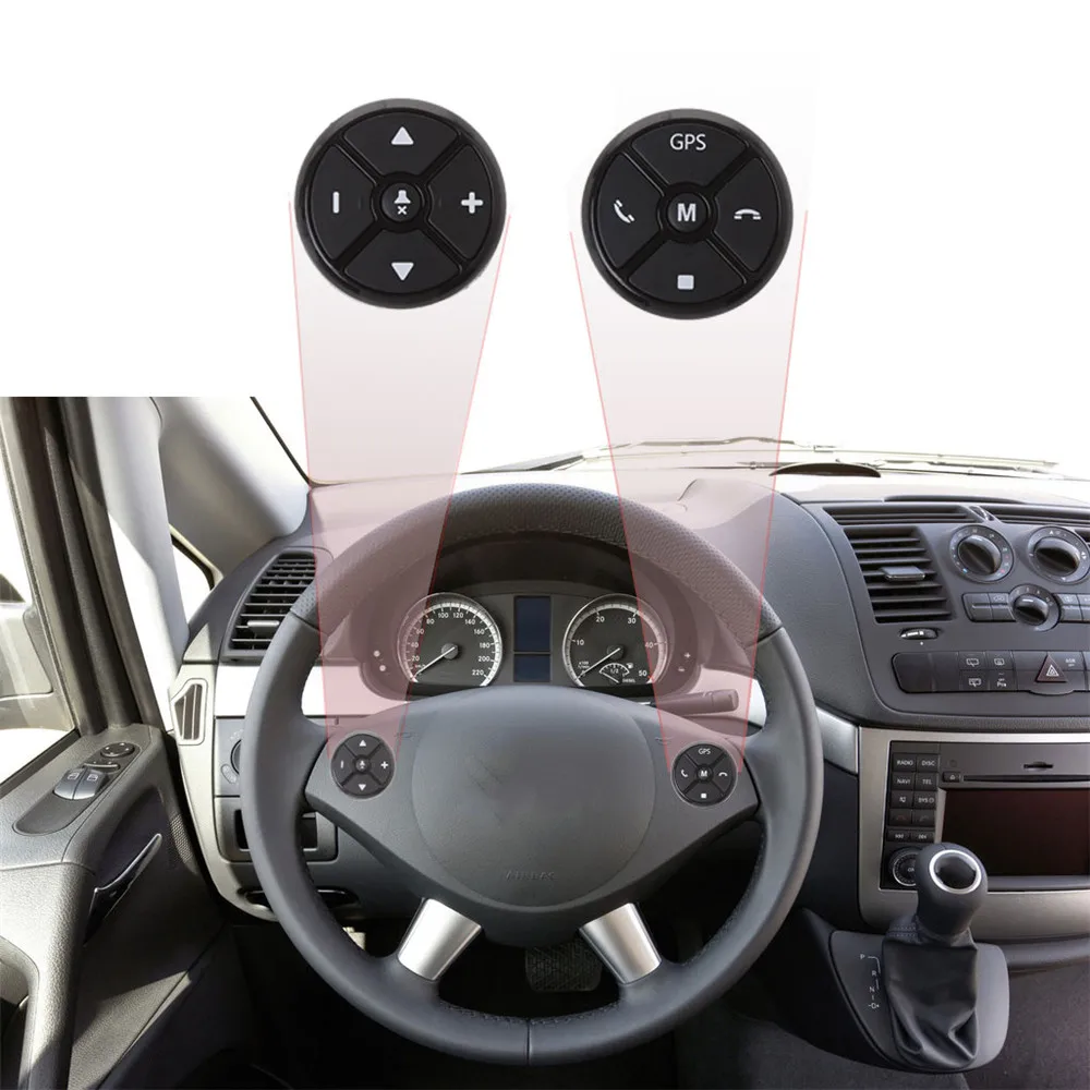 Универсальный Автомобильный руль DVD gps Беспроводная умная кнопка дистанционного управления