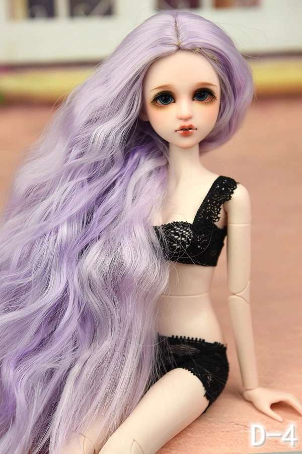 1/4 кукла парик/11 цветов длинные вьющиеся волосы парик высокая температура волокна аксессуары Косплей DIY для 1/4 Xinyi BJD SD куклы