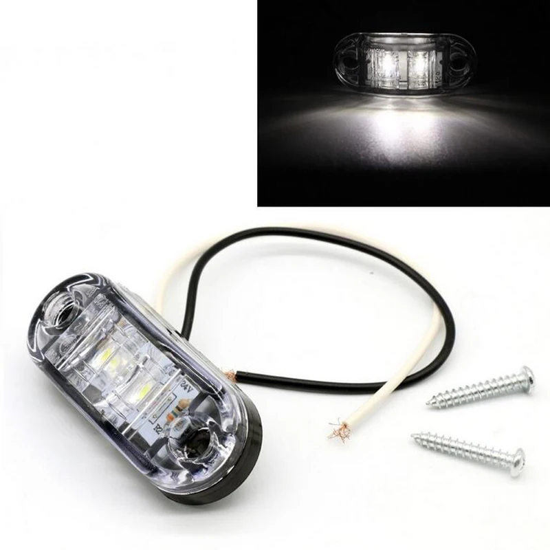 castaleca Universal 10 Pcs 12V 24V Car Truck Trailer LED Side Marker Blinker Light Bulb Signal lamp car-styling Lighting castaleca Universal 10 Pcs 12V 24V Car Truck Trailer LED Side Marker Blinker Light Bulb Signal lamp car-styling Lighting