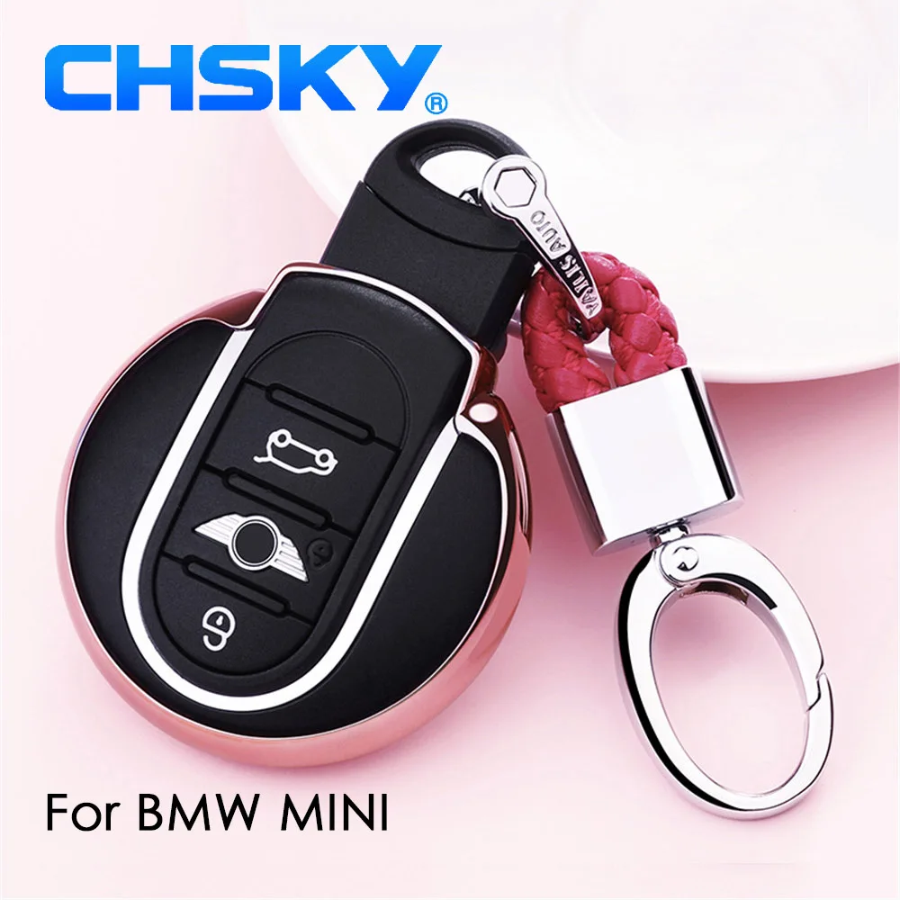 CHSKY автомобильный Стайлинг ТПУ чехол для автомобильного ключа BMW MINI Cooper S R50 R53 F54