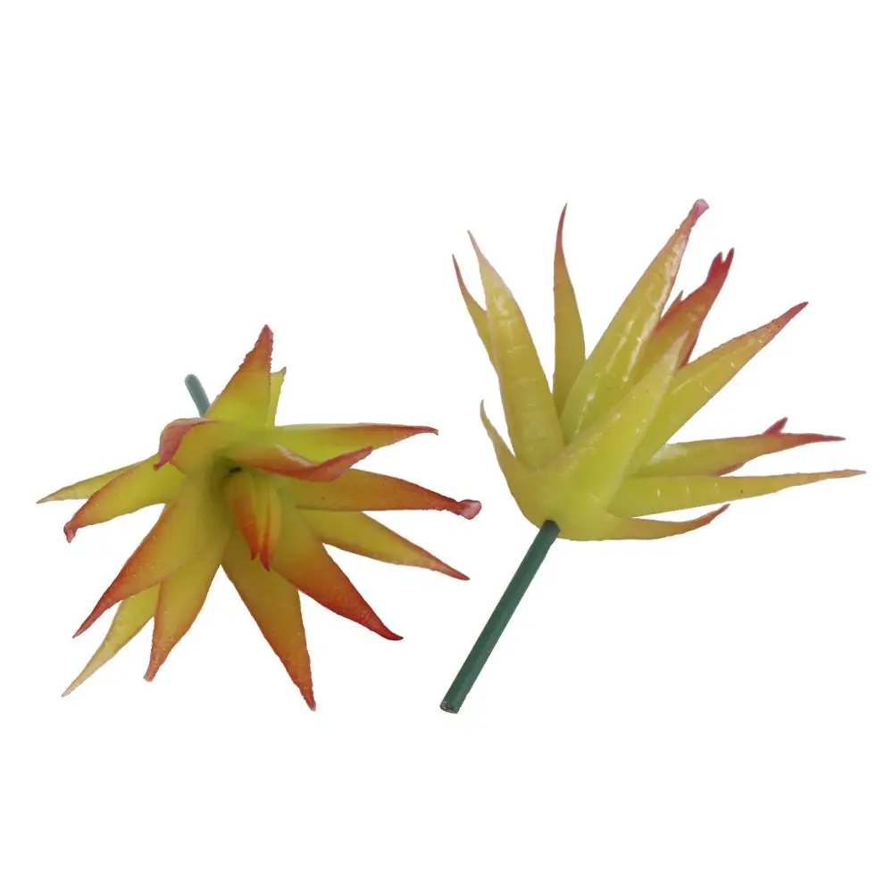 Искусственный Мини суккулентный пейзаж цветок лотоса свадебные принадлежности дешевле мясистость кактус поддельные растения для дома и сада декор - Цвет: DR025-1