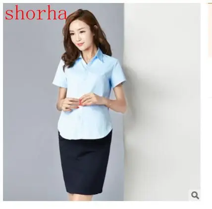 maternity collared work shirts