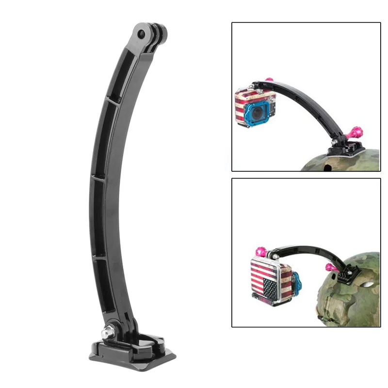

1 SET Self-Arm Helmet Extension Mount Holder For Hero 4/3+/3 Camcorder Camera