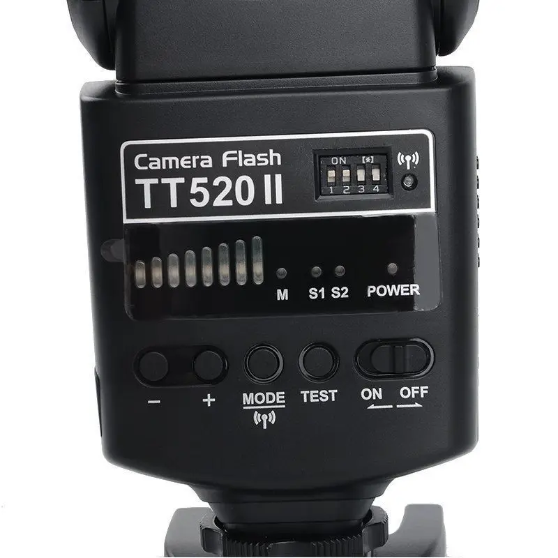 Godox Thinklite камера вспышка TT520II со встроенным 433 МГц беспроводным сигналом для Canon Nikon