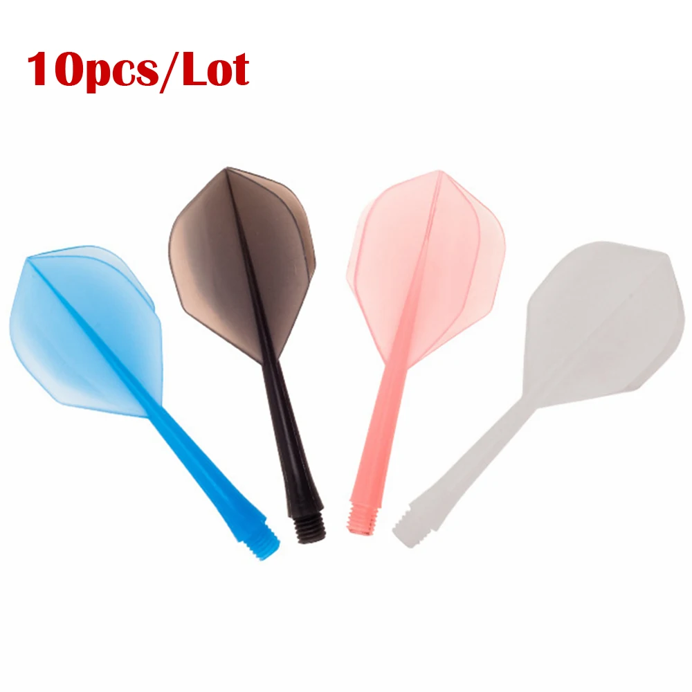 

10pcs/Lot Professional 6mm Screw Shaft Dart Flights 2BA Screw Soft In-one Dart Flight Durable Anti-fall Multi-color Hot Selling