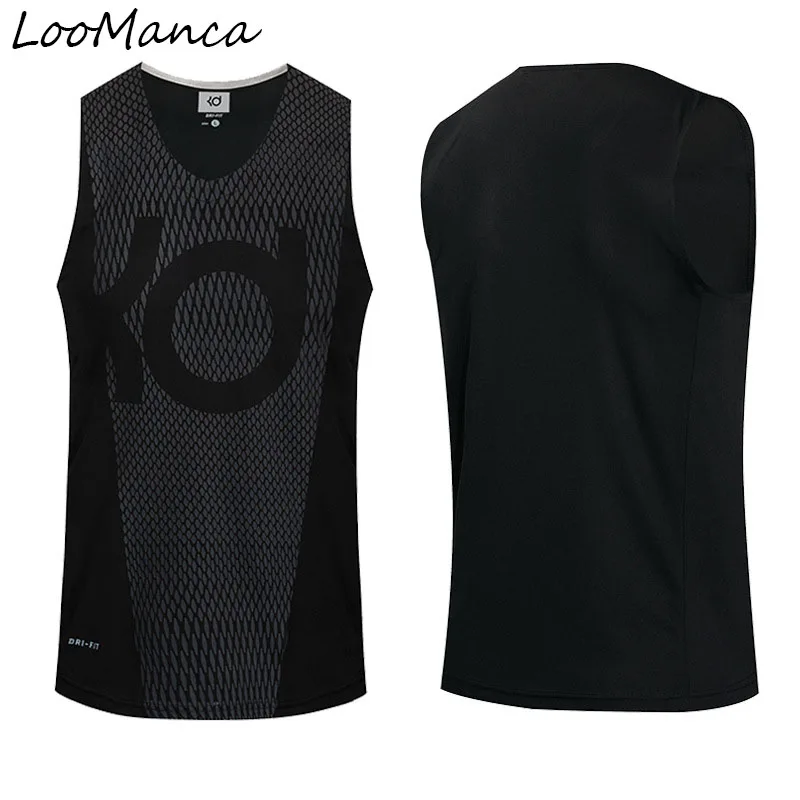

Mens Basketball Jersey Kevin Durant & Kyrie Irviing breathable Sport Fitness Tops Tank Quick Dry Exercise T Shirt Training
