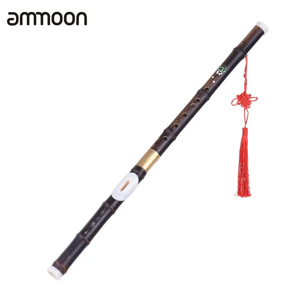

Detchable Chinese Vertical Flut Bawu Transverse Flute Pipe Musical Instrument in G Key for Beginner Music Lovers as Gift