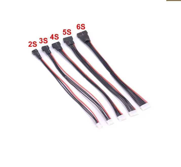 5 шт. JST XH 2 S 3 4S 5S 6 Lipo удлинитель кабель для зарядки свинцовый шнур 20 см 22AWG
