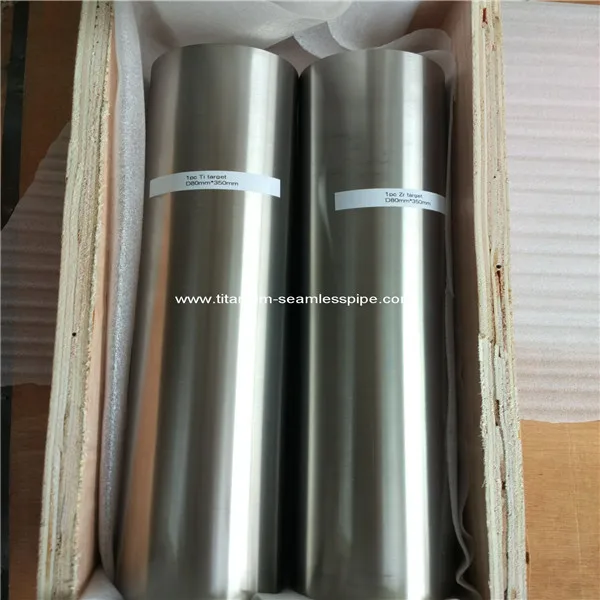 Zirconium bar/rod  target for Vacuum PVD ,purity more than 99.95% , 80mm diameter x 350mm  length,1pc wholeasale,free shipping