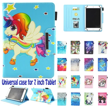 

Universal Case for 7" Tablet case Folio Cover Protective Stand for Touchscreen Tablet ASUS Acer Lenovo Visual Land NuVision RCA