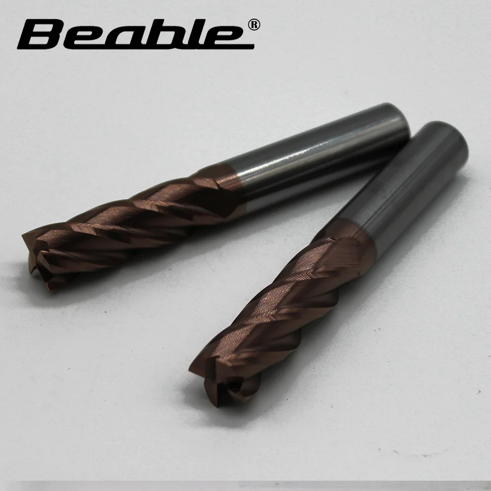 

14*14*40*100MM 4 Flute HRC55 1PCS CNC milling cutter milling cutter for metal tool for cnc tungsten carbide milling tools