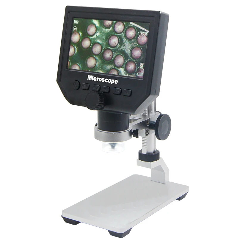 Portable 600X 3.6MP Digital Microscope 4.3" LCD Electronic HD Video