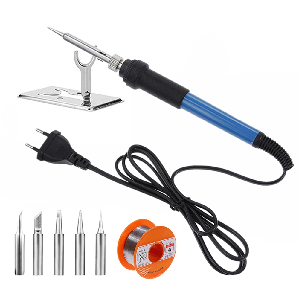 

60W Soldering Iron Adjustable Temperature Electric Solder Iron Rework Station Mini Handle Heat Pencil Welding Repair Tools