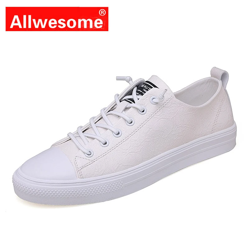 

Allwesme Mens White Leather Shoes Genuine Brand Luxury Casual Mocasines Flats Red Bottoms Sneakers Designer Buty Meskie