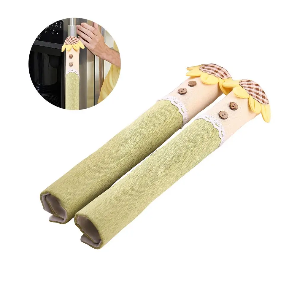 Fabric Anti Static Refrigerator Handle Cover Kitchen Decoration Door