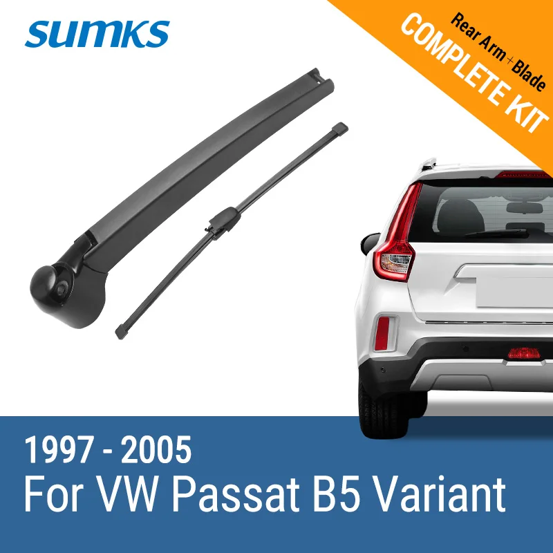 SUMKS Rear Wiper & Arm for VW Passat B5 Variant 1997 1998 1999 2000