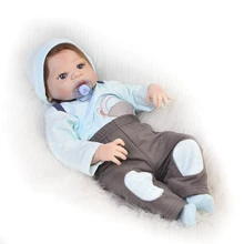 Мода 23 дюймов Reborn Baby Dolls полное тело силиконовые виниловые детские куклы реалистичные мальчик модель может купаться Дети Рождественские подарки новое поступление