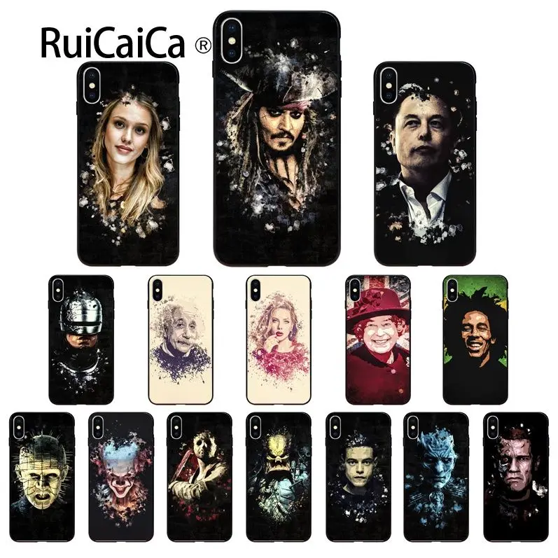 Ruicaica персонажи фильмов и ТВ капитан Джек Терминатор чехол для Apple iPhone 8 7 6 6S Plus X XS MAX