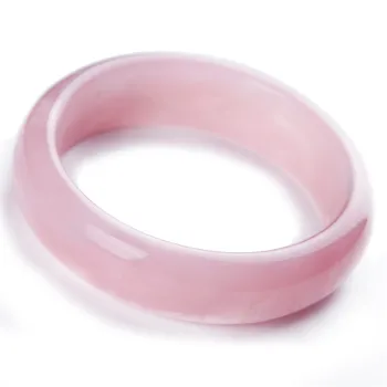 

Genuine Madagascar Natural Rose Pink Quartz Bangle Inner Diameter 57mm Natural Stone Gems Crystal Fashion Woman Bangle