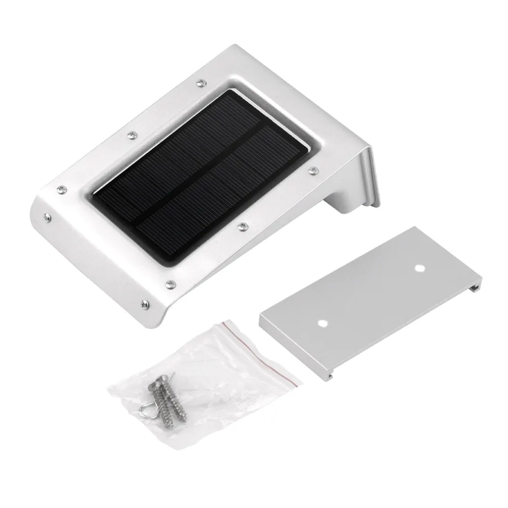 icoco 20 led solar power outdoor security light pir motion sensor