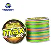 300 m pesca moderna marca MAX serie Multicolor 1 M 1 color multifilamento PE trenzado pesca Línea 4 hilos trenzado cables 8to 80LB ► Foto 2/6