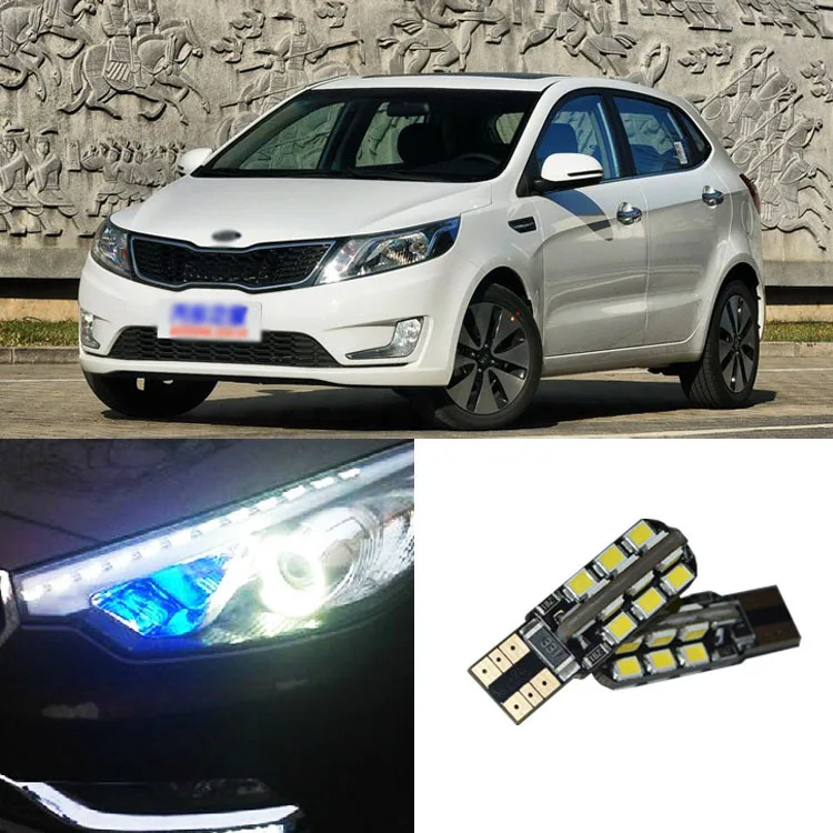 

Ownsun 2pcs Advanced LED Width Lamps Car Wedge Warning Light Bulb For KIA K2
