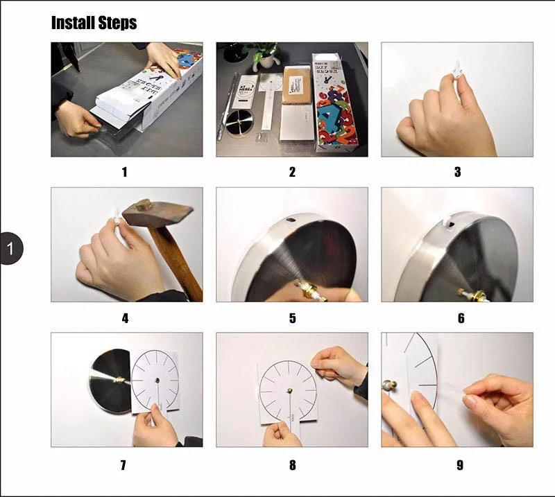 Супер большие DIY настенные часы акриловые+ зеркальные большие настенные часы персонализированные цифровые часы 120x120 см