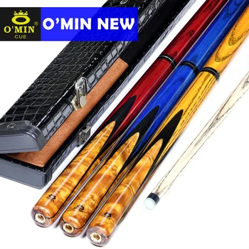 

O'MIN Punch&Jump Cue Punch&Jump Sticks 13.8mm Tips North American maple 5A+ Wood Cue Billiard Jump Cue Punch Stick Billiard Cue