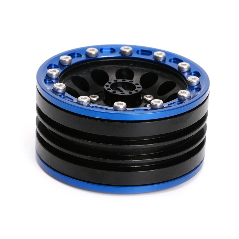 

4pcs 1.9" Beadlock Metal1060 For RC 1/10 Rock Crawler Axial SCX10 D90 Wheel Rimfree shipping