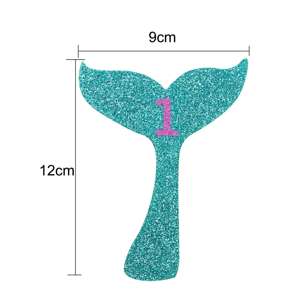 Staraise 13 шт. баннер с хвостом Русалки фото рамка флаг баннер 1-й День Рождения Декор детский душ один год день рождения девочка