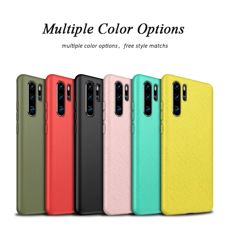 Для Huawei P30 Pro Пшеничная солома ТПУ цветной силиконовый чехол Замена для Lite