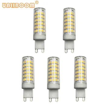 

Mini G9 led Ceramic bulb 10W Corn Bulb 360Degree 1000LM 2835SMD AC 220V LED Crystal Chandelier Spotlight Replace Halogen Lamp