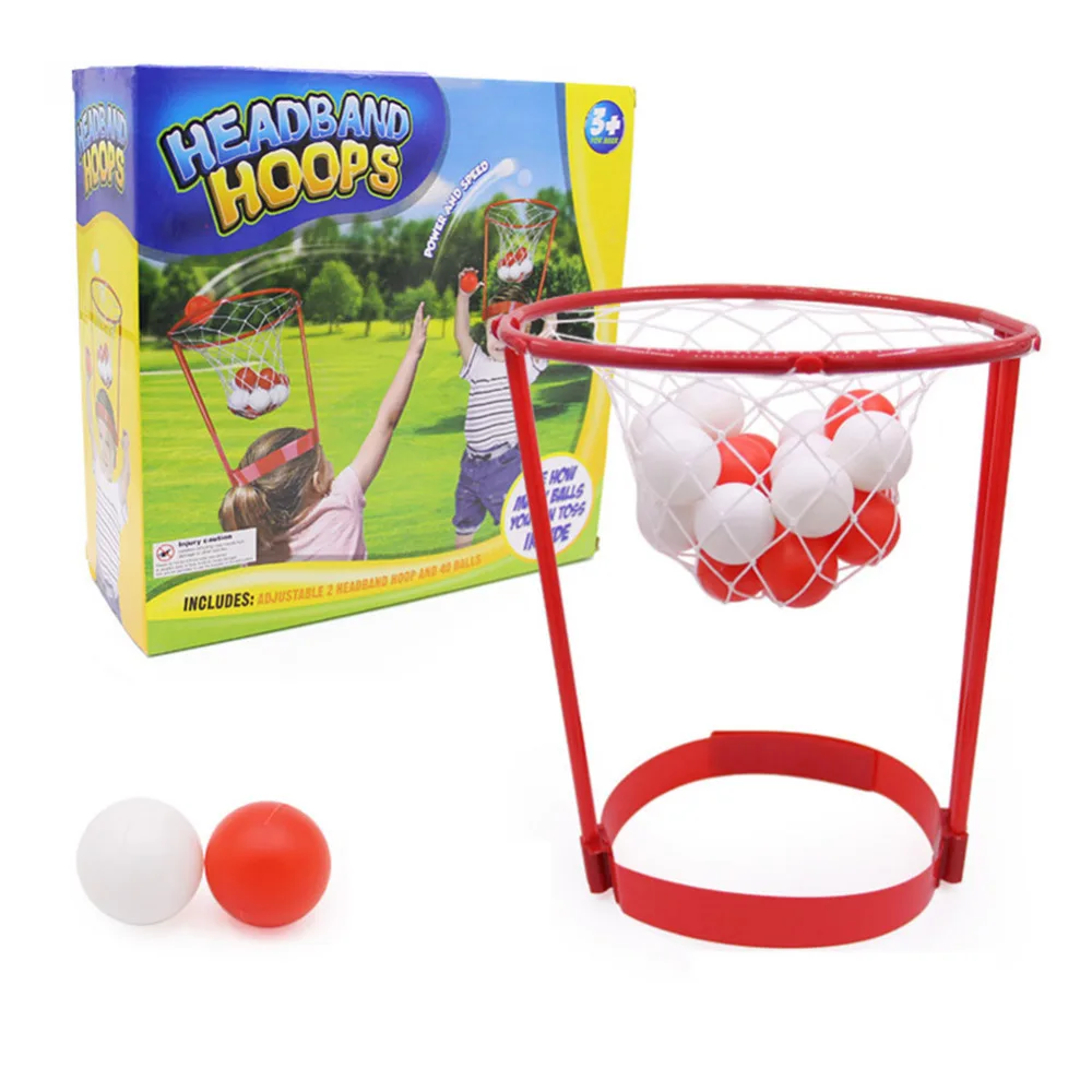 Children's Outdoor Toy Headband Hoop Ball Toy Security Catching Basketball Kid Game Head Strap Party Game Parent-child Toy Children's Outdoor Toy Headband Hoop Ball Toy Security Catching Basketball Kid Game Head Strap Party Game Parent-child Toy