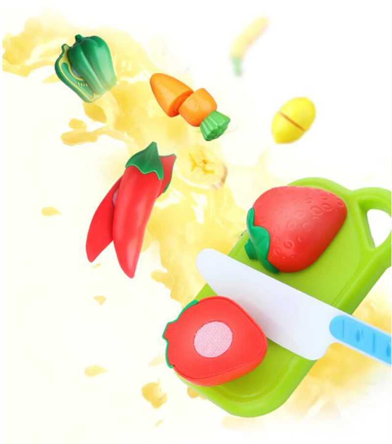 Pretend Play Plastic Food Toy Cutting Fruit Vegetable Food Pretend Play Children For Children GYH