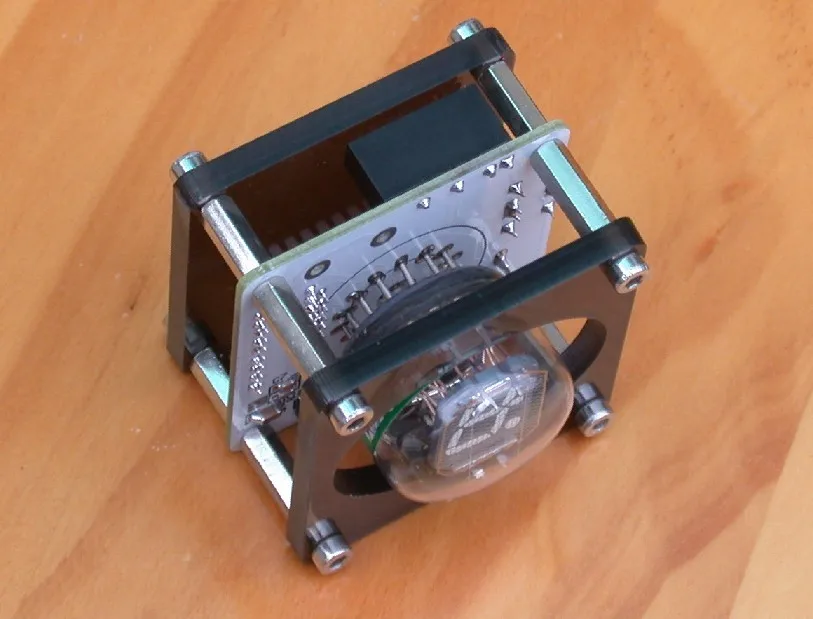 USB однозначные часы VFD YS30 однослойные флуоресцентные трубчатые мини версия