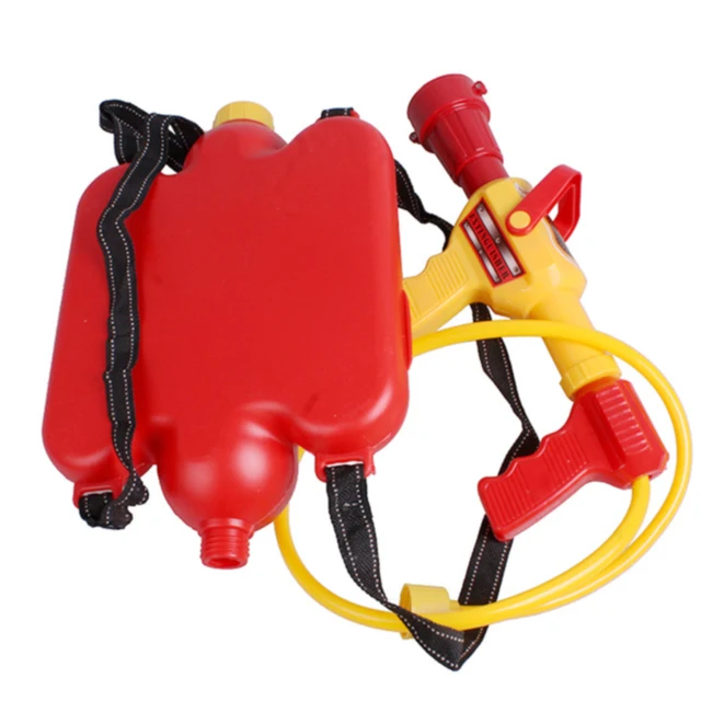 Water Gun Summer Kids Gift Props Beach Children Outdoor Fireman Toy Durable Red Sprayer Plastic Squirter 4